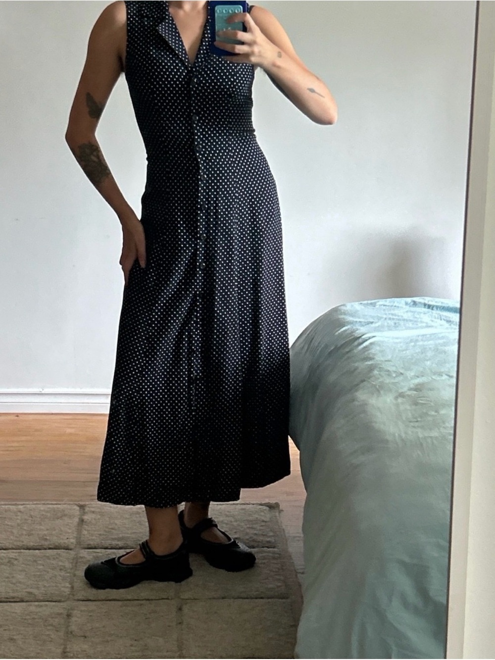 VINTAGE my Michelle polka dot dress